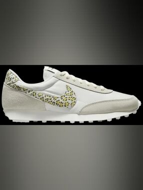 Nike Womens Daybreak SE 'Leopard' DM3346 100 Size 6.5 Suede Cream Yellow